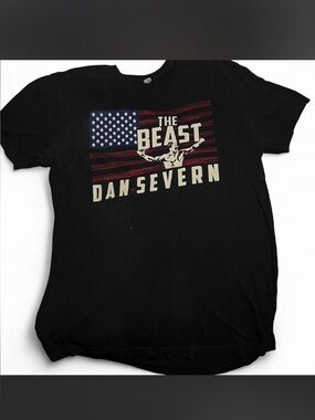 Vintage Dan The Beast Severn MMA Shirt Large UFC Wrestling